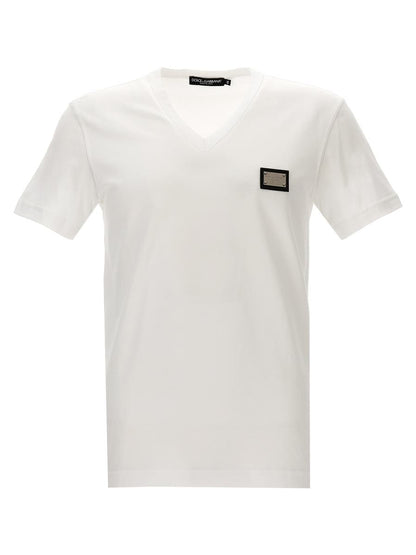 Dolce &amp; Gabbana-t-shirt med logotyp