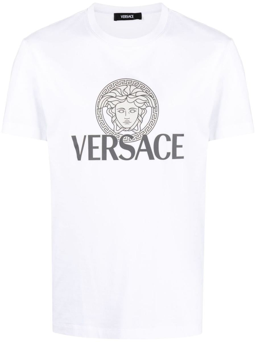 Versace-logotyp bomullst-t-shirt