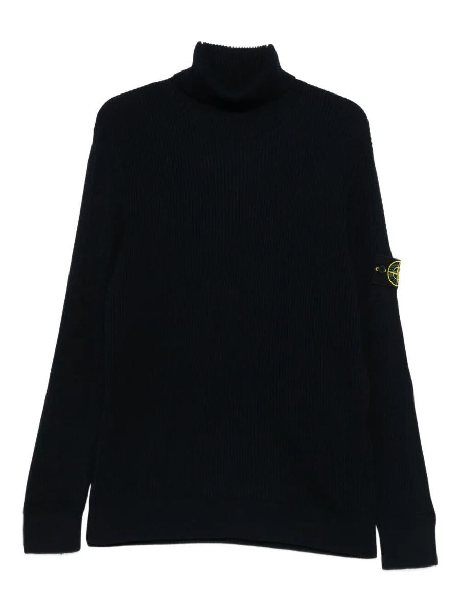 Stone Island Ribbad Ull Polotröja Kläder