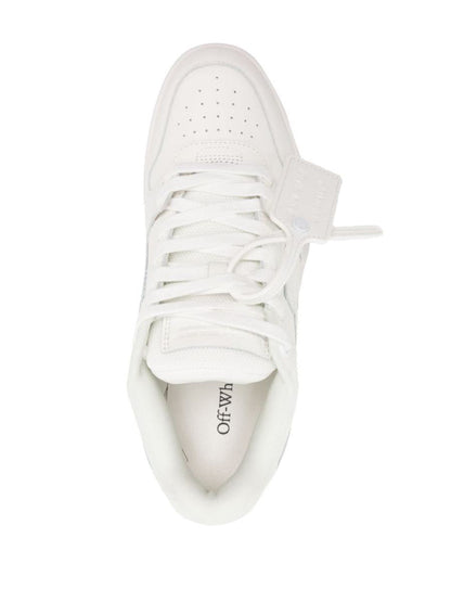 Off-white platta skor
