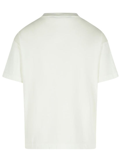 Palm Angels Vit bomulls-T-shirt