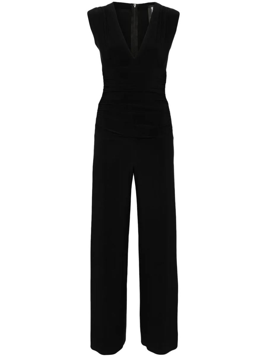 Norma Kamali ärmlös V-ringad jumpsuit