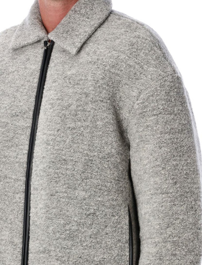 JW Anderson Ljusgrå Kontrastkantad Casualjacka