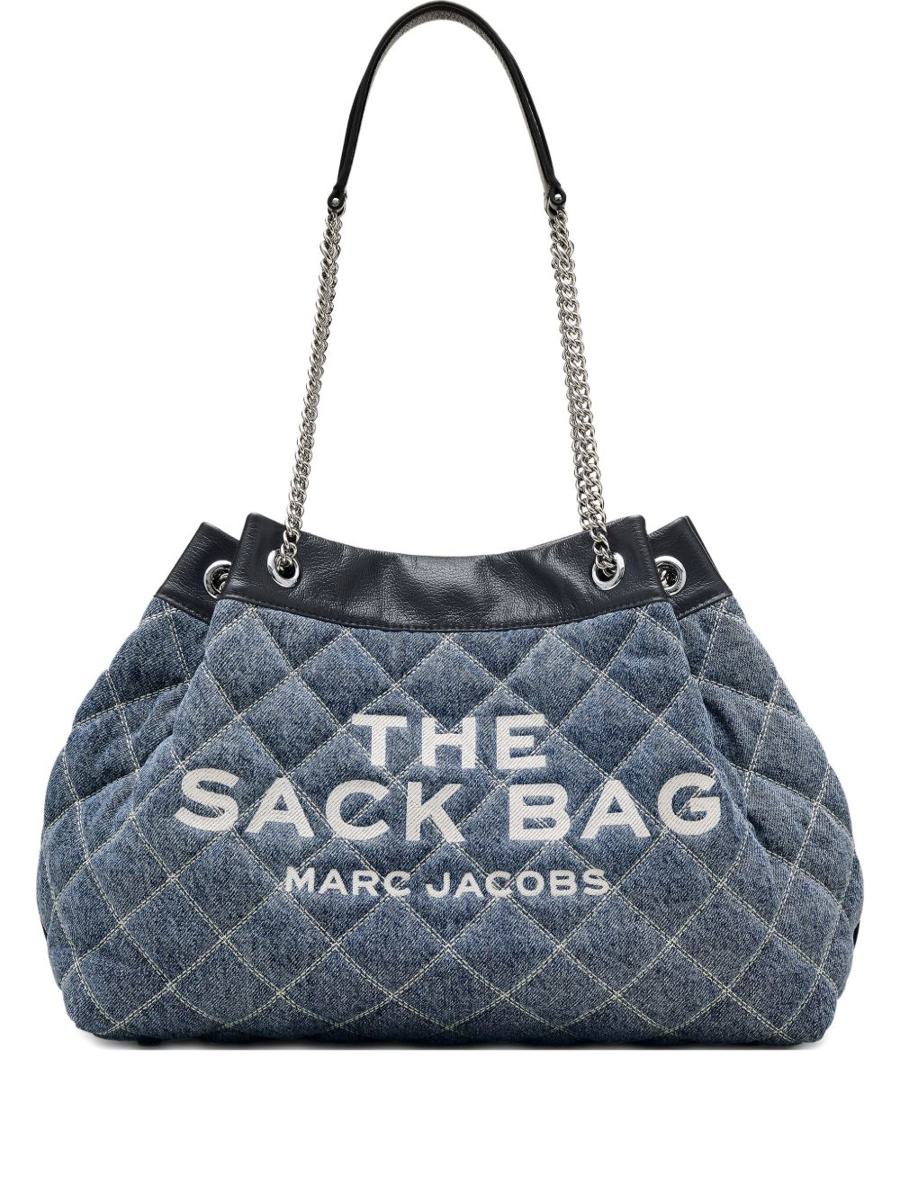 Marc Jacobs The Chain Sack Stor Bomulls Axelväska