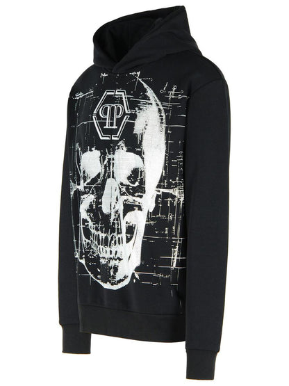 Philipp Plein svart tröja i bomullsblandning