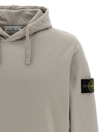 Stone Island-huvtröja med logotypmärke