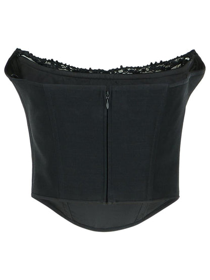 DSQUARED2 'Paris' svart korsett i ullblandning
