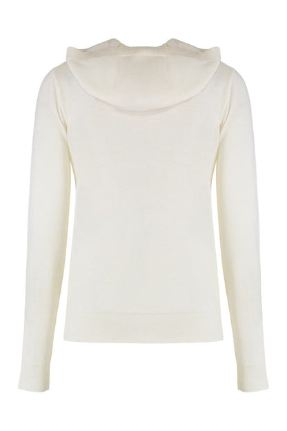 PAROSH Linfa Stickad Hoodie