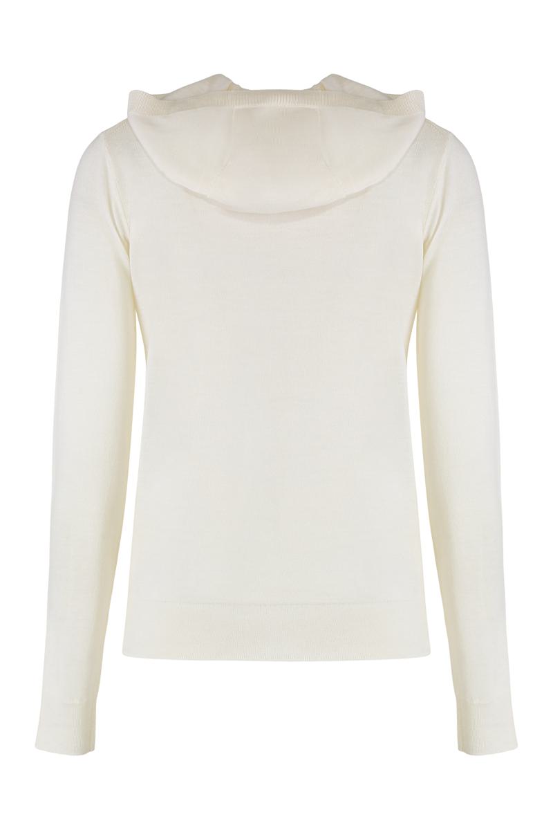PAROSH Linfa Stickad Hoodie