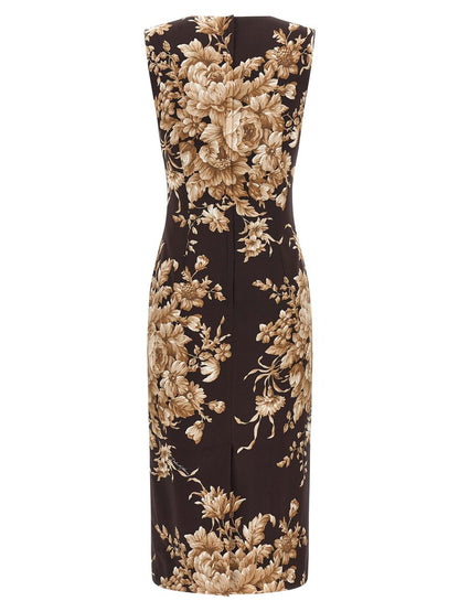 Dolce &amp; Gabbana Rosmönstrad Klänning
