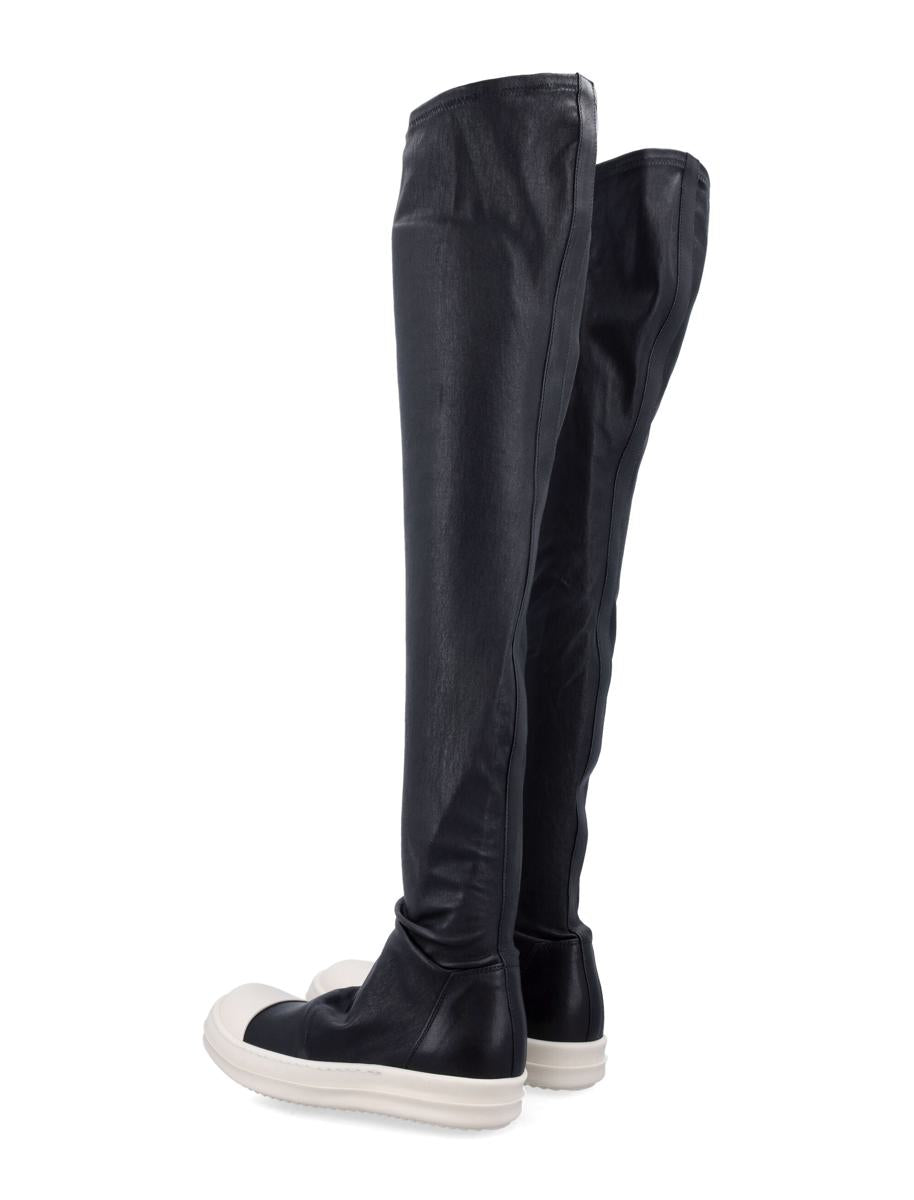 Rick Owens Höga Strumpor Dam Sneakers