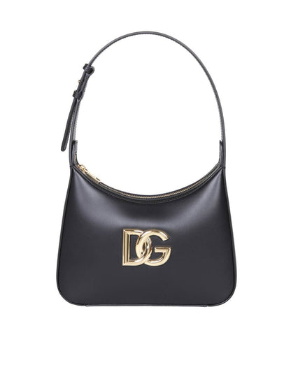 Dolce &amp; Gabbana läderaxelväska