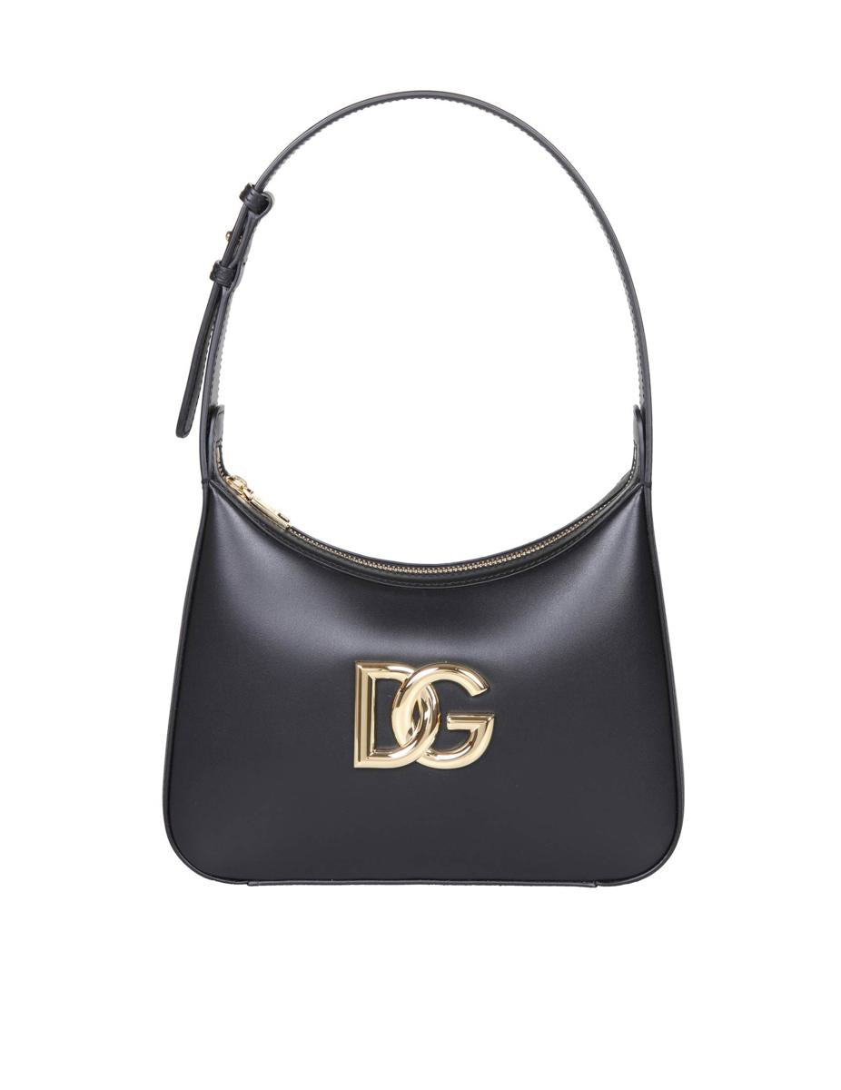Dolce &amp; Gabbana läderaxelväska