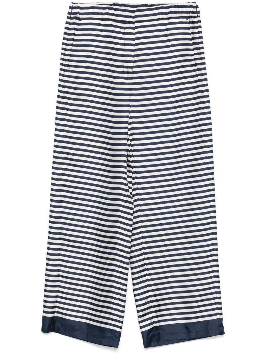 Max Mara Nine Printed Silk Twilight Byxor Kläder