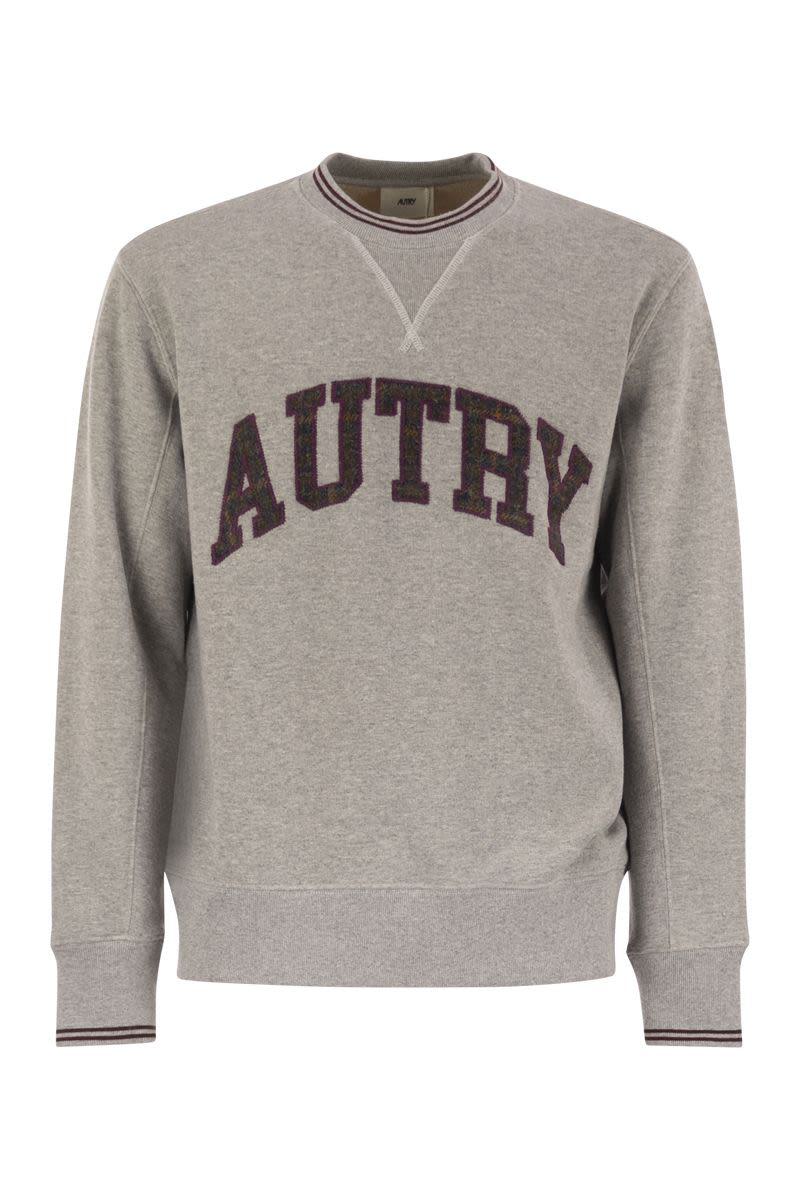 Autry tröja med rund hals och logotyp