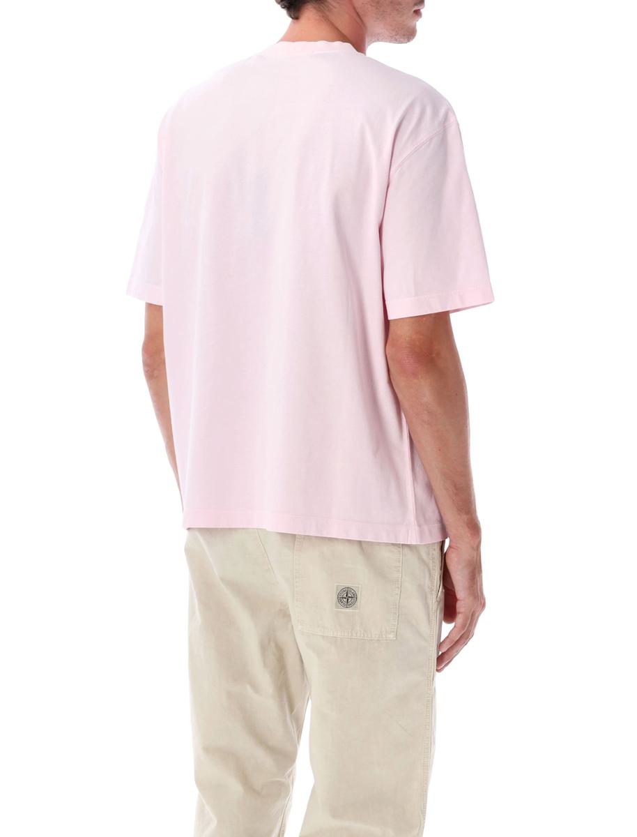 Stone Island Kompassmärke Bomullst-t-shirt