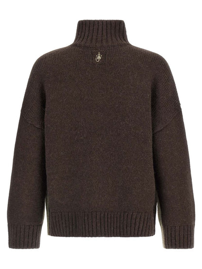 JW Anderson 'Tvåfärgad prickig ficktröja'