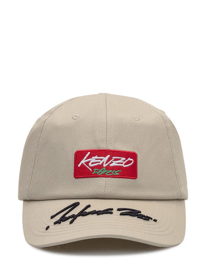 Kenzo Kenzo Beige Keps Med Patch