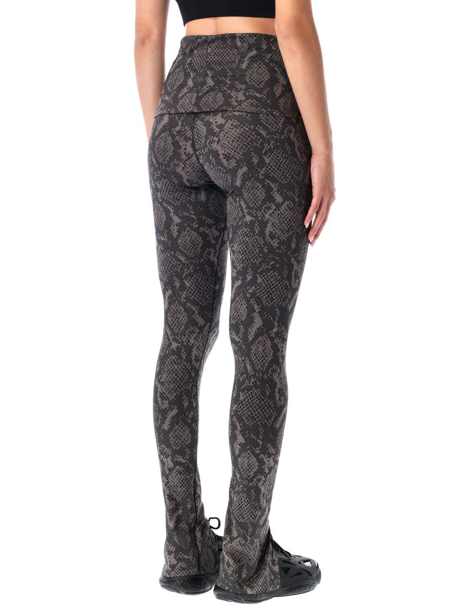 Adidas By Stella McCartney Python Mönstrade Rolltop Leggings
