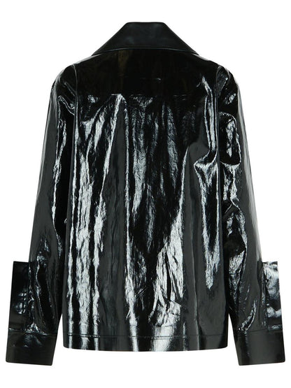 Jil Sander svart linnejacka