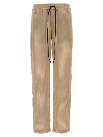 Victoria Beckham 'Pleat Detail Pyjamas' Byxor