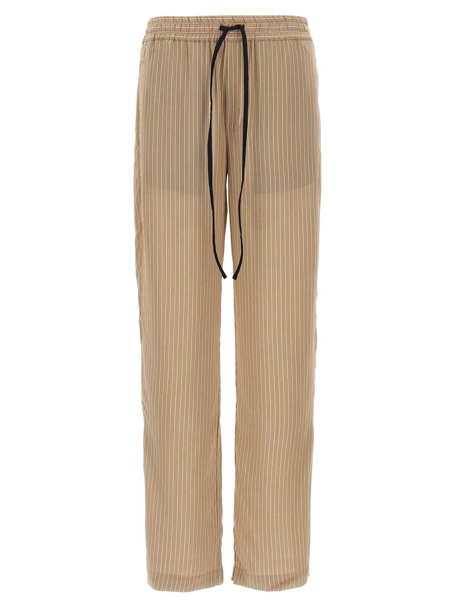 Victoria Beckham 'Pleat Detail Pyjamas' Byxor
