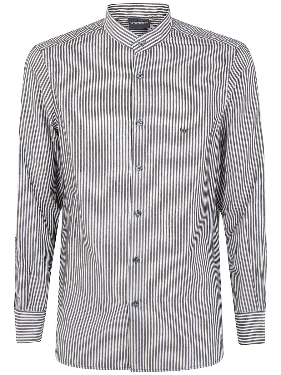 Emporio Armani koreansk skjorta med halsringning