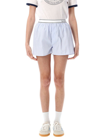 Sportiga och rika boxershorts med serif-logotyp
