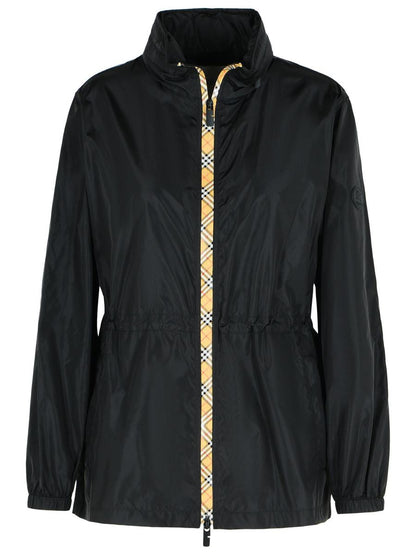 Burberry 'Blackpool' svart polyamid regnjacka