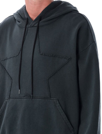 MM6 Maison Margiela Överdimensionerad Stjärnhuvtröja