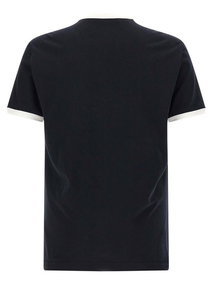 Dolce &amp; Gabbana sammetslogotyp-t-shirt