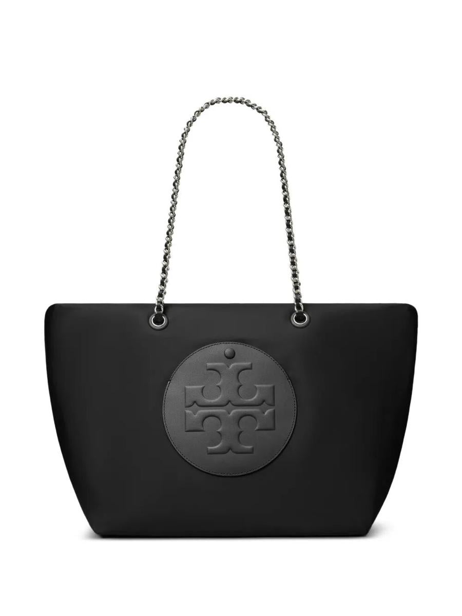 Tory Burch "Ella" tygväskor med kedja och dragkedja
