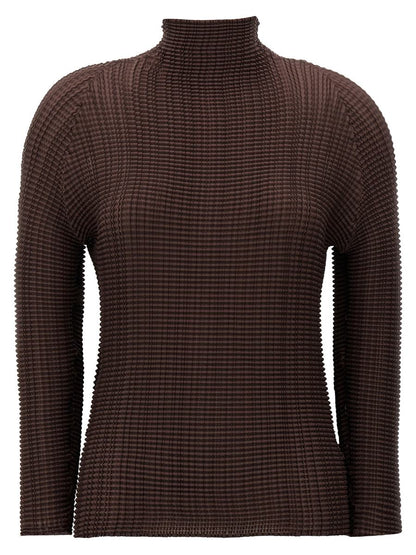 Issey Miyake 'Wooly Pleats-56' Blus