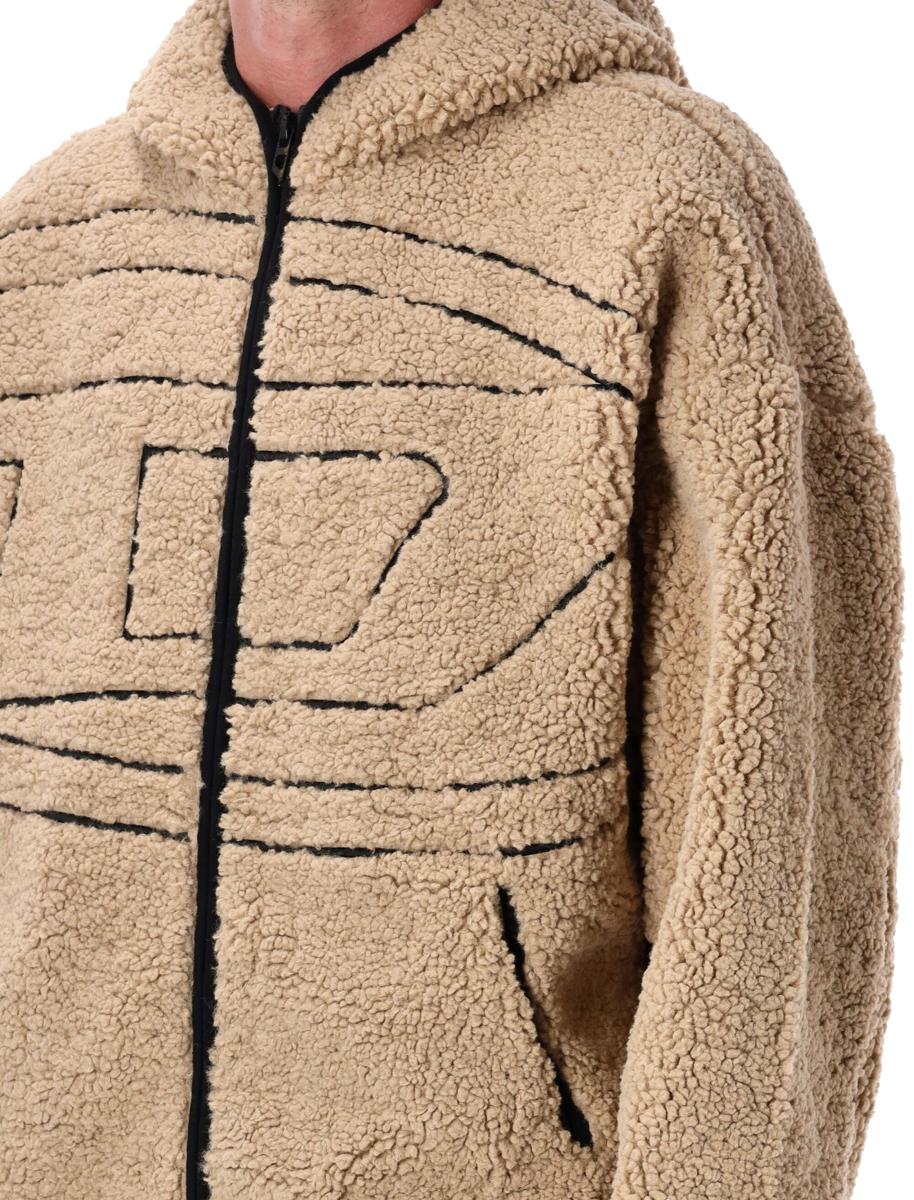 Diesel S-Zat Teddy Zip Hoodie