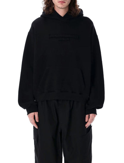 Alexander Wang Hoodie med sliten logotyp
