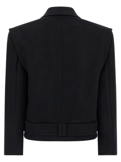 Balmain Dubbelknäppt Kappa
