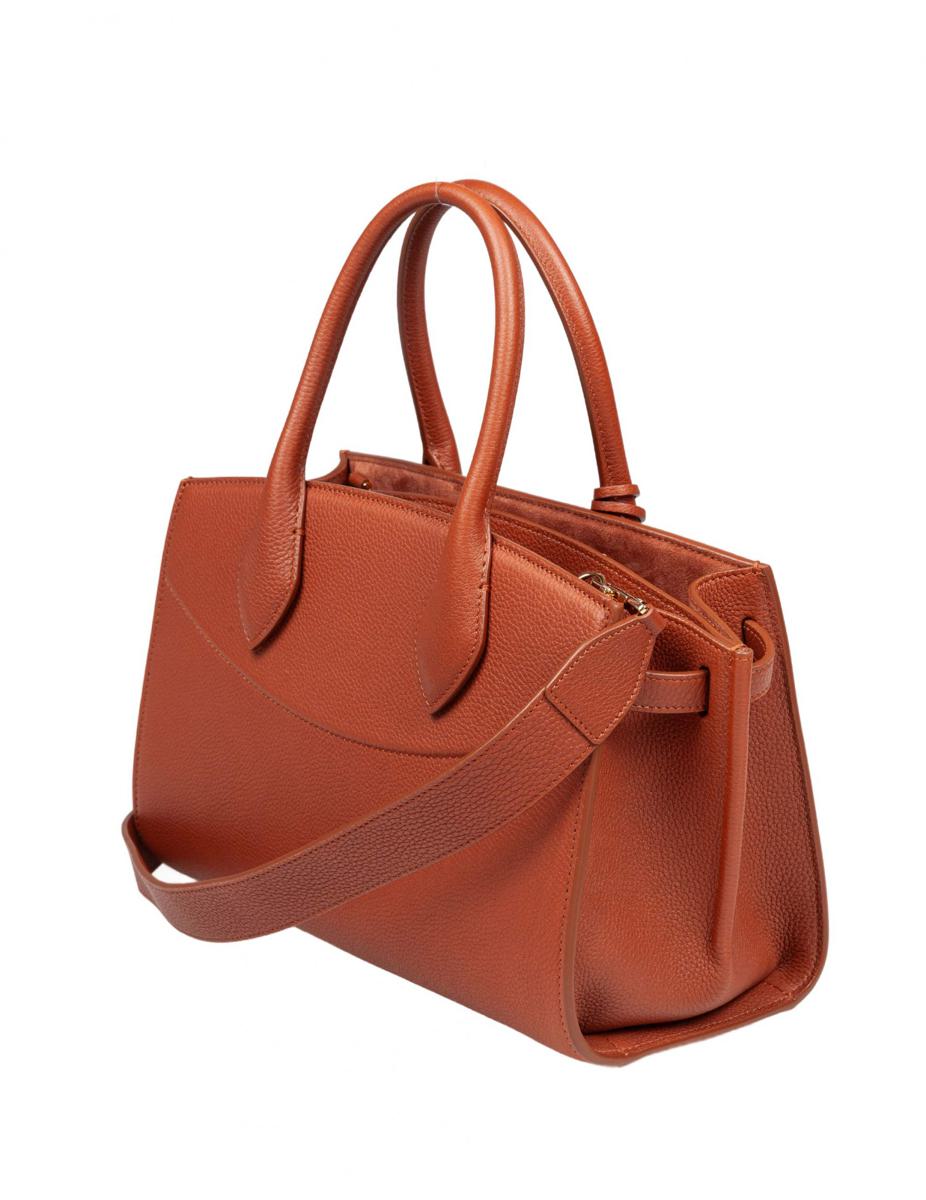 Salvatore Ferragamo hamrad läderhandväska