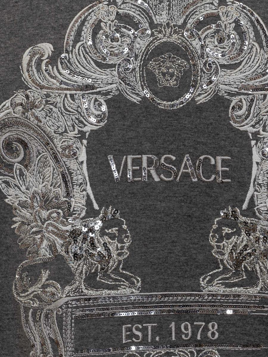 Versace – Versace – Cartouche-t-shirt med paljetter