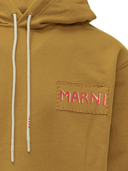 Marni Marni Hoodie med Logotypmärke