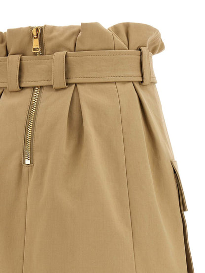 Balmain kjol med hög midja