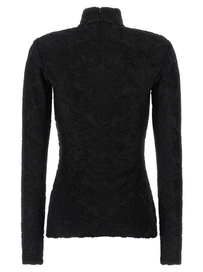 Balmain-topp 'Barocco'-mönster