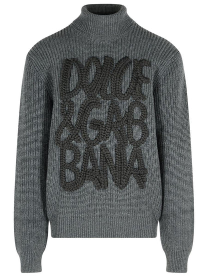 Dolce &amp; Gabbana I Grå Ulltröja