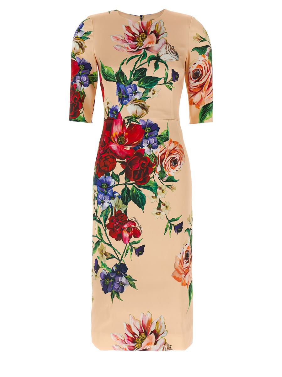 Dolce &amp; Gabbana Blommig Klänning
