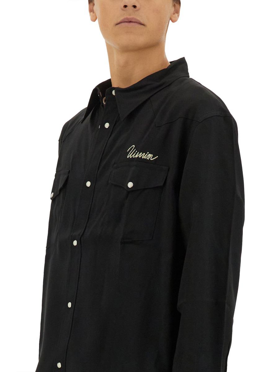 Visvim-skjorta med logotyp