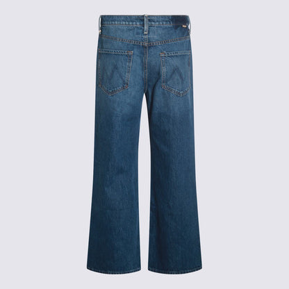 Blå bomullsdenimjeans