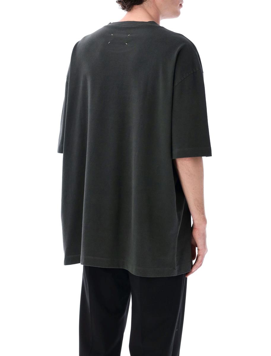 Maison Margiela t-shirt med broderad logotyp