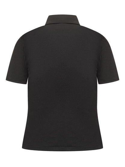 Courrèges Svart Courrèges T-shirt med dragkedja