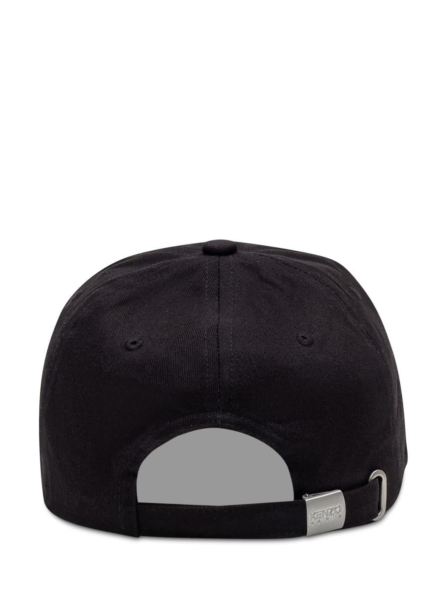 Kenzo Kenzo svart keps med blommig logotyp