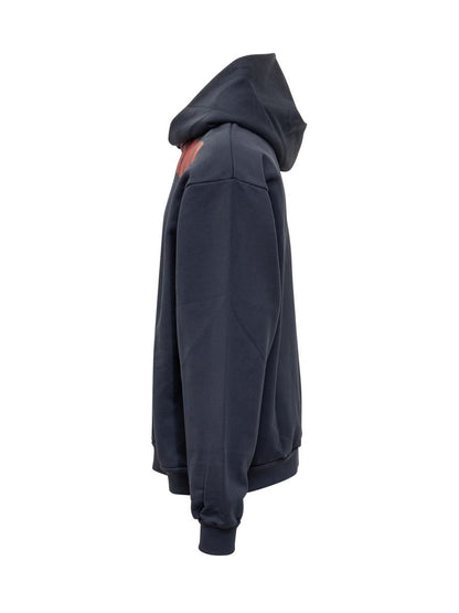 Marni Marni Hoodie Med Röd Logotyp