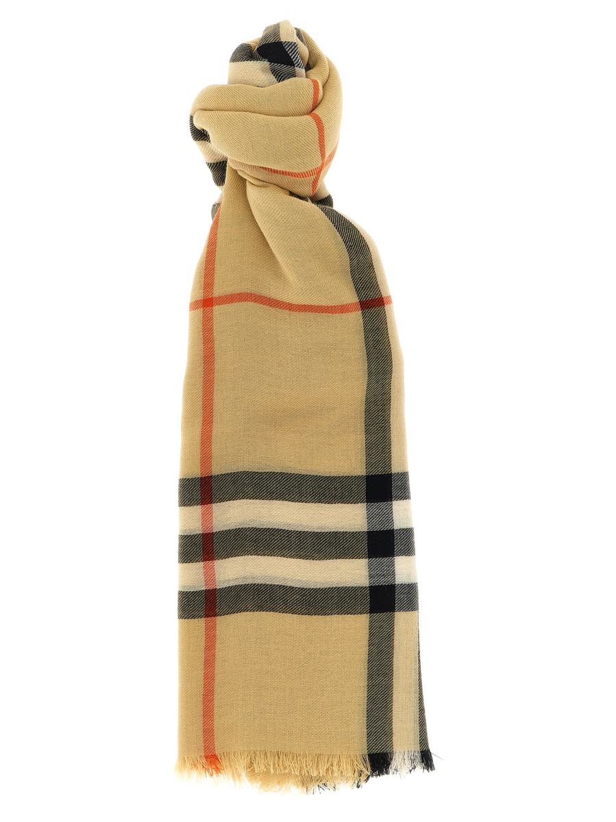 Burberry rutig ullhalsduk